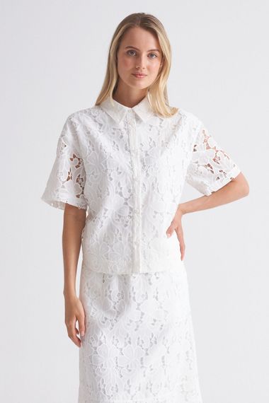 UNQ Юбка кружевная