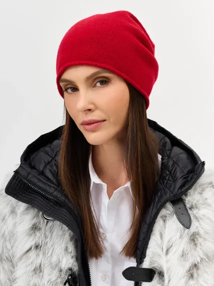 BULMER Шапка из 100% шерсти красная