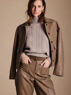 CATNOIR Короткая куртка из экокожи