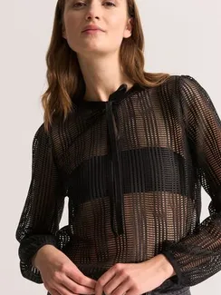 UNQ Блуза из черного кружева