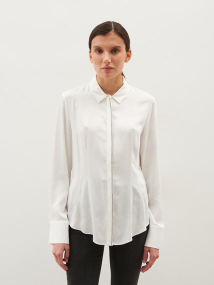 TAIFUN Блуза с планкой из страз