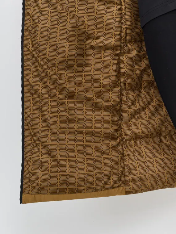 BULMER Стеганое пальто с контрастной фурнитурой