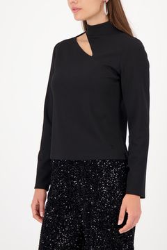 MONARI Толстовка с вырезом и воротником-стойкой