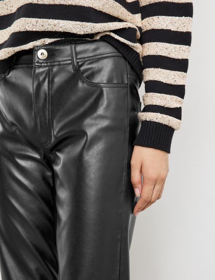 TAIFUN Брюки из искусственной кожи