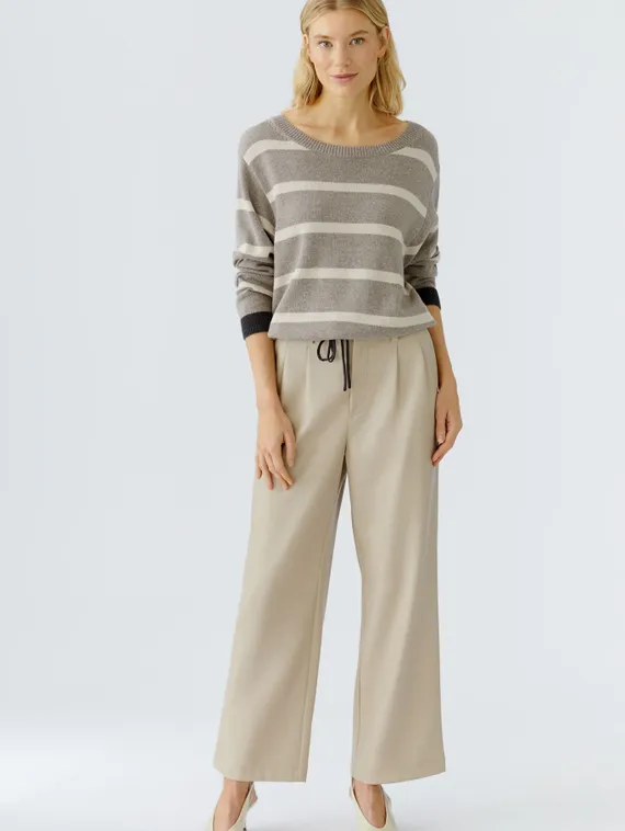 Oui Пуловер в полоску