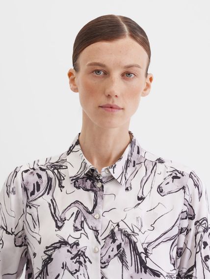 Elisa.and.me Блузка с анималистичным принтом