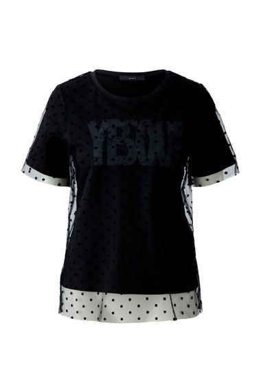 Oui Футболка с сеткой