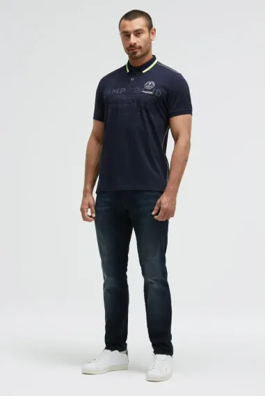 CAMP DAVID Поло с рисунком