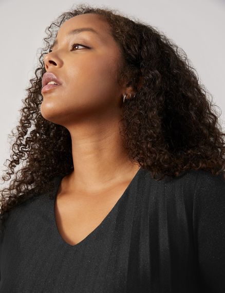 SAMOON Платье плиссированное А-силуэта