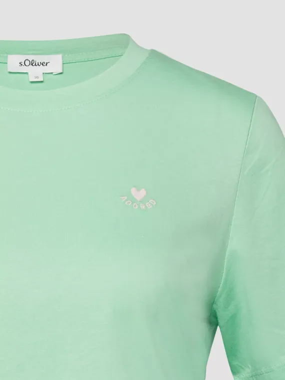 s.Oliver Футболка из джерси с вышивкой