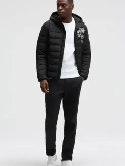 CAMP DAVID Стеганая куртка с капюшоном