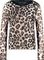 MONARI Рубашка из сетки с леопардовым принтом