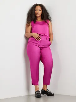 SAMOON Брюки из смесового льна