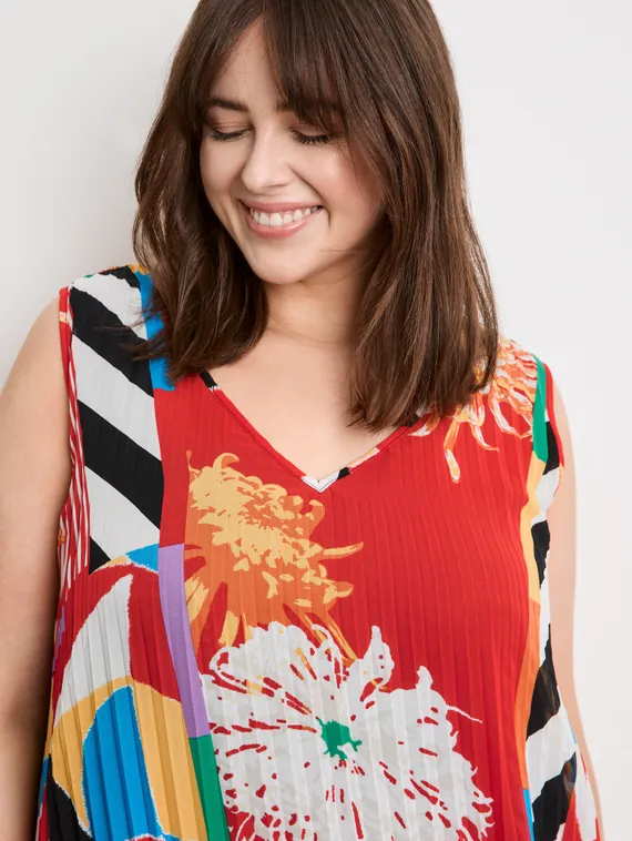 SAMOON Платье плиссированное