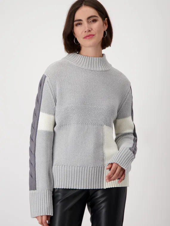 MONARI Свитер колор-блок