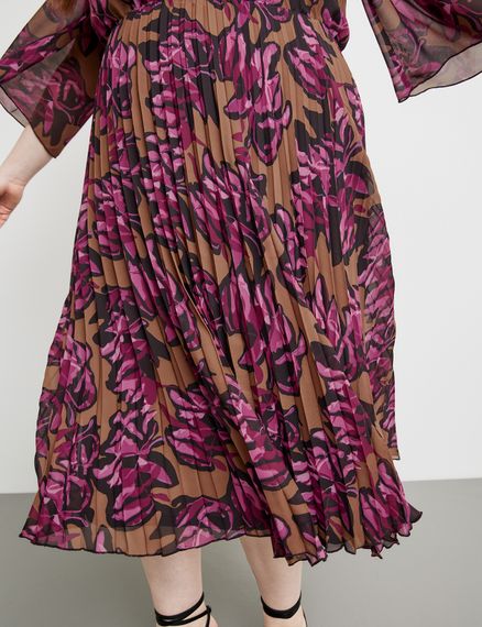 SAMOON Платье с плиссированной юбкой