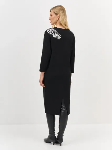 BULMER Вязаное платье с контрастным узором