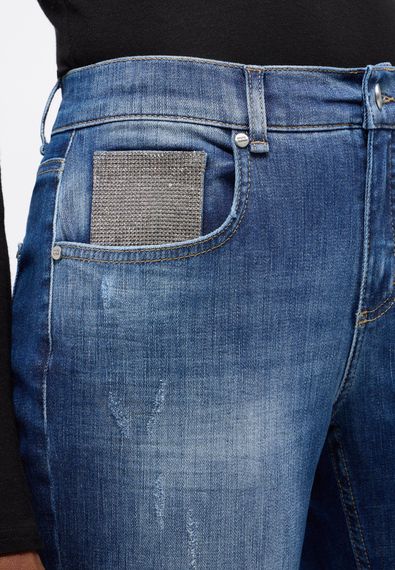 ANGELS Джинсы с декоративными камнями