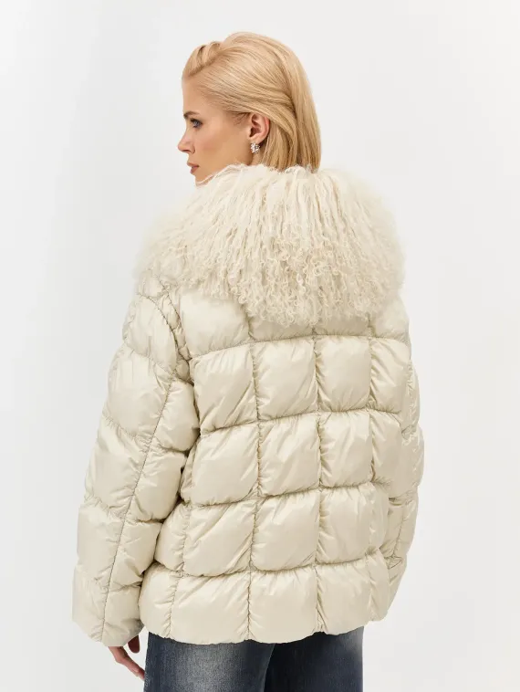 BULMER Пуховая куртка с меховым воротником