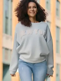 MONARI Толстовка из хлопка с надписью