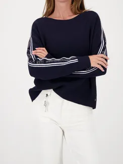 MONARI Джемпер с надписью на рукавах