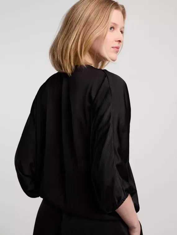 SUMMUM Блуза с рукавами "летучая мышь"