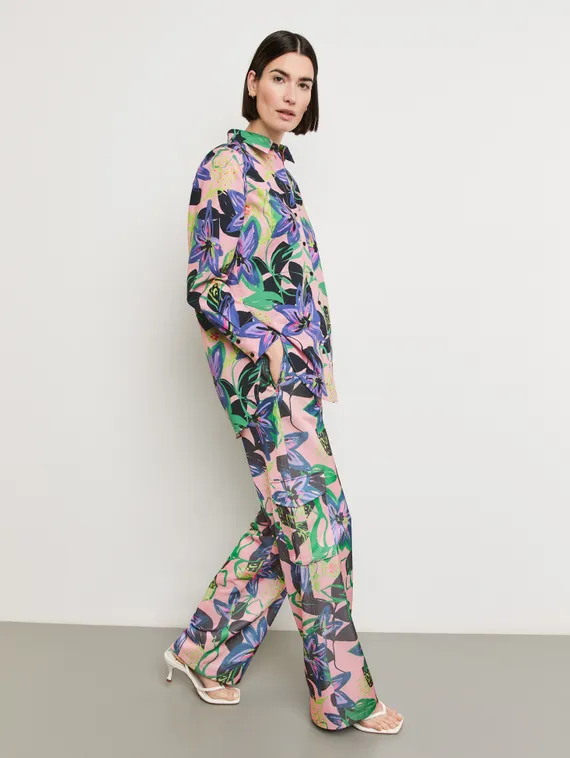 GERRY WEBER Рубашка с цветочным принтом