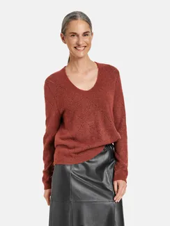 GERRY WEBER Пуловер с ажурными деталями