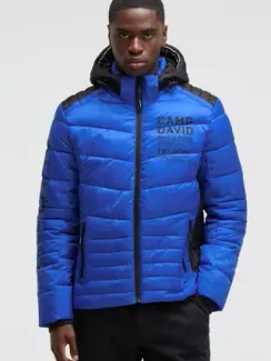 CAMP DAVID Стеганая куртка с цветными деталями