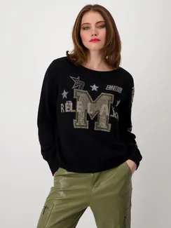 MONARI Свитер со стразами