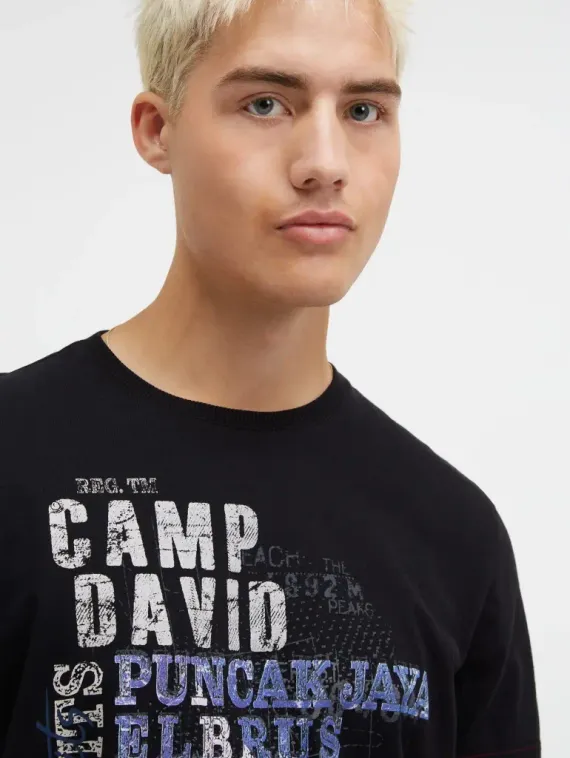 CAMP DAVID Футболка с надписью