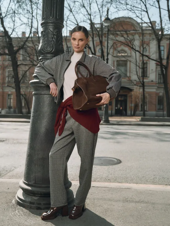 BULMER Бомбер в клетку