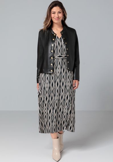 BIANCA Платье с принтом