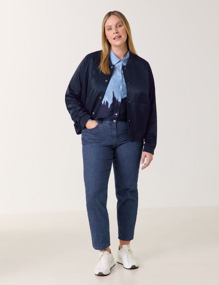 SAMOON Жакет атласный