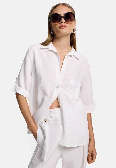 CATNOIR Блуза из вискозы и льна