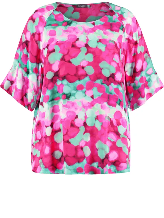 SAMOON Блуза с ярким принтом