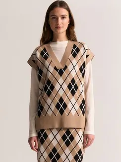 UNQ Жилет вязаный