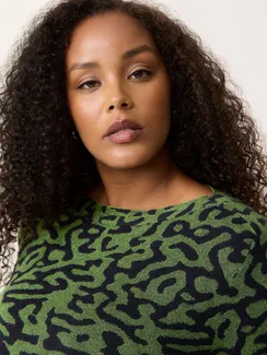 SAMOON Джемпер жаккардовый