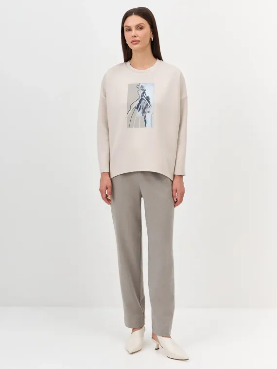 BULMER Свободный свитшот с принтом