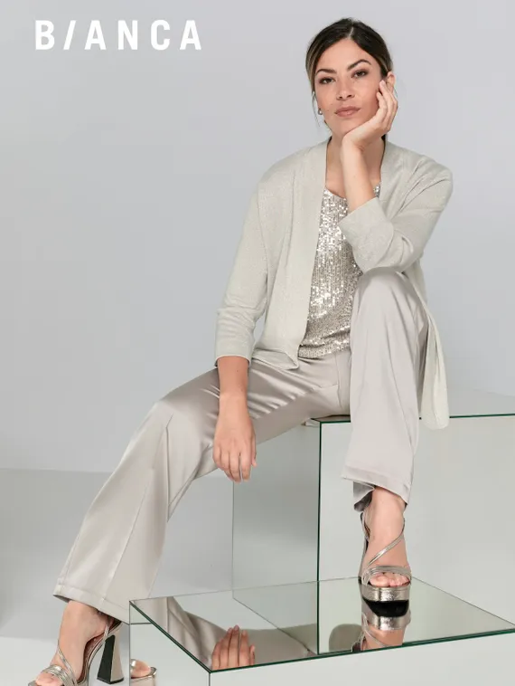 BIANCA Топ с пайетками