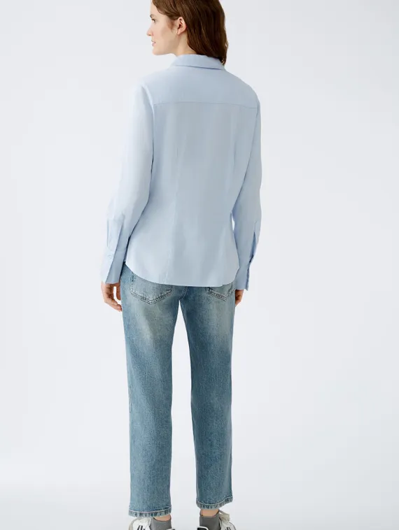 Oui Рубашка с легким атласным блеском