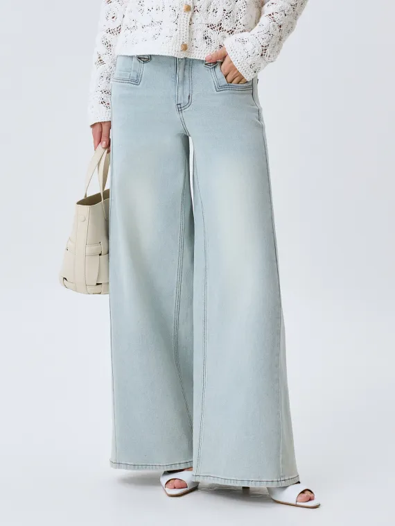 BULMER Светлые джинсы широкие