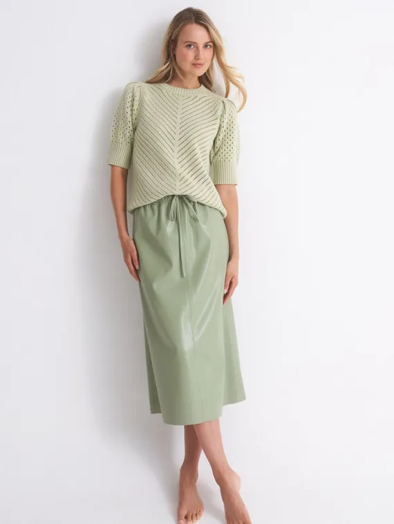 UNQ Юбка из экокожи