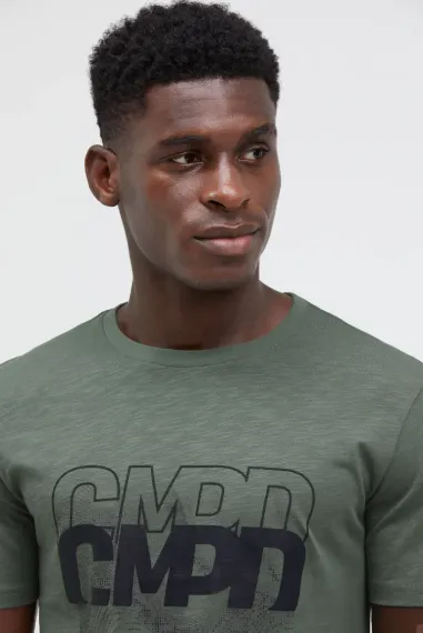 CAMP DAVID Футболка с резиновым рисунком