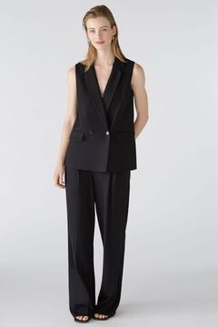 Oui Брюки из вискозного джерси