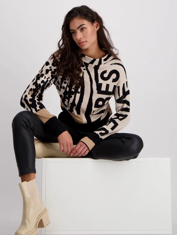 MONARI Пуловер жаккардовый