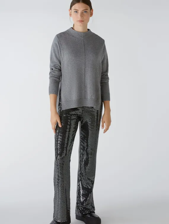 Oui Брюки с пайетками