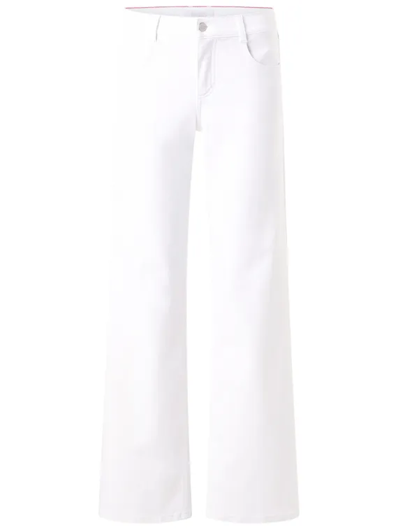 ANGELS Джинсы широкие в белом цвете