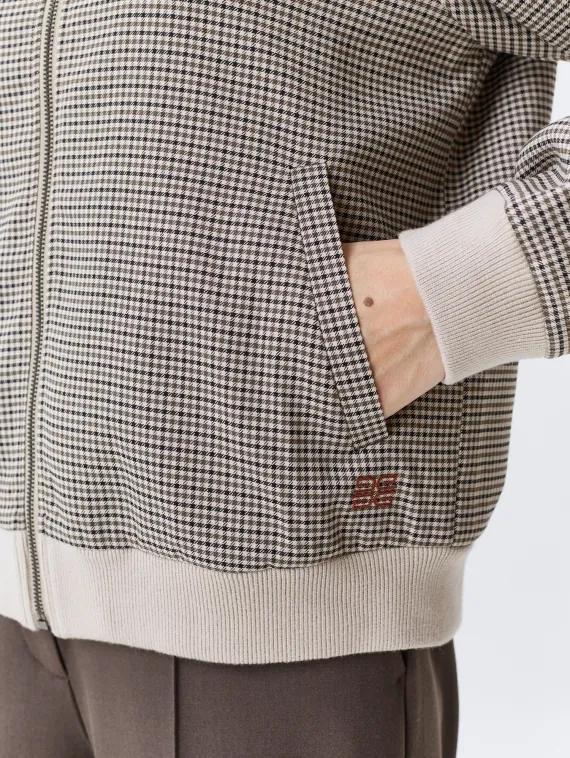 BULMER Бомбер в мелкую клетку