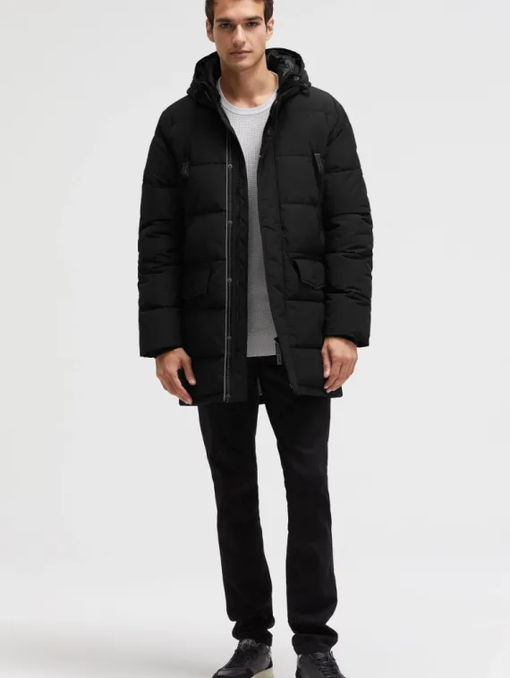 CAMP DAVID Стеганая парка с капюшоном